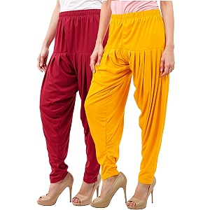 buy that trendz patiala salwar for women relaxed fit viscose patiyala salwar harem bottom pants