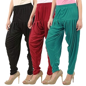buy that trendz patiala salwar for women relaxed fit viscose patiyala salwar harem bottom pants