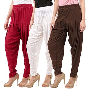 buy that trendz patiala salwar for women relaxed fit viscose patiyala salwar harem bottom pants