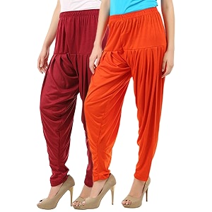 buy that trendz patiala salwar for women relaxed fit viscose patiyala salwar harem bottom pants