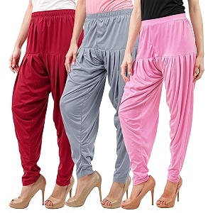 buy that trendz patiala salwar for women relaxed fit viscose patiyala salwar harem bottom pants