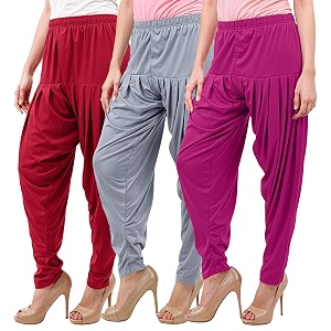 buy that trendz patiala salwar for women relaxed fit viscose patiyala salwar harem bottom pants