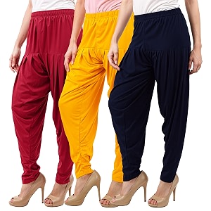 buy that trendz patiala salwar for women relaxed fit viscose patiyala salwar harem bottom pants