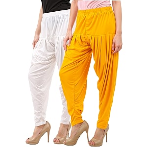 buy that trendz patiala salwar for women relaxed fit viscose patiyala salwar harem bottom pants