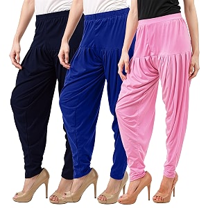 buy that trendz patiala salwar for women relaxed fit viscose patiyala salwar harem bottom pants