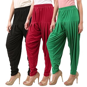 buy that trendz patiala salwar for women relaxed fit viscose patiyala salwar harem bottom pants