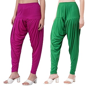buy that trendz patiala salwar for women relaxed fit viscose patiyala salwar harem bottom pants