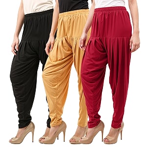 buy that trendz patiala salwar for women relaxed fit viscose patiyala salwar harem bottom pants