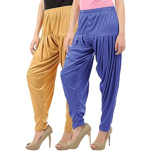 buy that trendz patiala salwar for women relaxed fit viscose patiyala salwar harem bottom pants