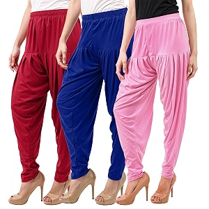 buy that trendz patiala salwar for women relaxed fit viscose patiyala salwar harem bottom pants