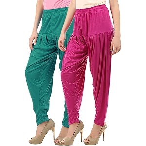 buy that trendz patiala salwar for women relaxed fit viscose patiyala salwar harem bottom pants