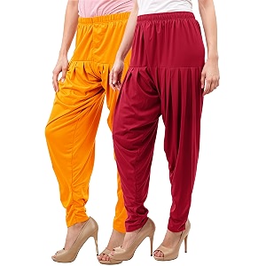 buy that trendz patiala salwar for women relaxed fit viscose patiyala salwar harem bottom pants