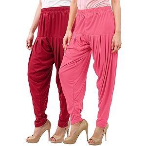 buy that trendz patiala salwar for women relaxed fit viscose patiyala salwar harem bottom pants