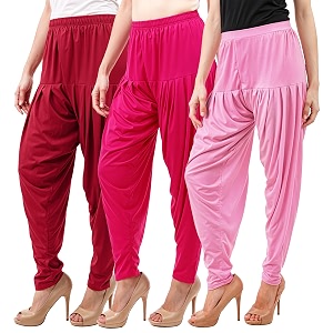 buy that trendz patiala salwar for women relaxed fit viscose patiyala salwar harem bottom pants