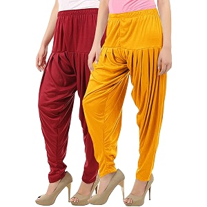 buy that trendz patiala salwar for women relaxed fit viscose patiyala salwar harem bottom pants