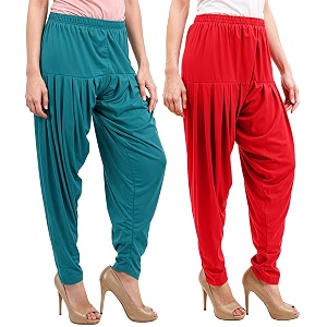 buy that trendz patiala salwar for women relaxed fit viscose patiyala salwar harem bottom pants
