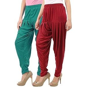 buy that trendz patiala salwar for women relaxed fit viscose patiyala salwar harem bottom pants