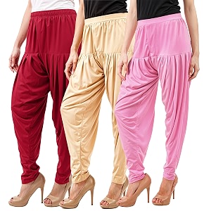 buy that trendz patiala salwar for women relaxed fit viscose patiyala salwar harem bottom pants