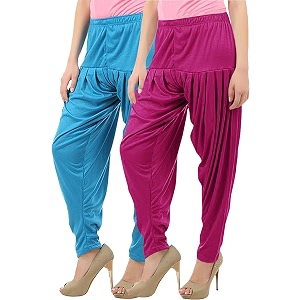 buy that trendz patiala salwar for women relaxed fit viscose patiyala salwar harem bottom pants
