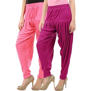 buy that trendz patiala salwar for women relaxed fit viscose patiyala salwar harem bottom pants