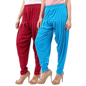 buy that trendz patiala salwar for women relaxed fit viscose patiyala salwar harem bottom pants