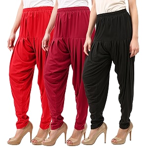 buy that trendz patiala salwar for women relaxed fit viscose patiyala salwar harem bottom pants