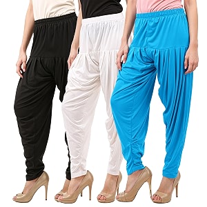buy that trendz patiala salwar for women relaxed fit viscose patiyala salwar harem bottom pants