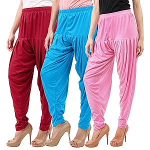 buy that trendz patiala salwar for women relaxed fit viscose patiyala salwar harem bottom pants