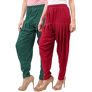 buy that trendz patiala salwar for women relaxed fit viscose patiyala salwar harem bottom pants