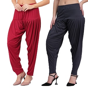 buy that trendz patiala salwar for women relaxed fit viscose patiyala salwar harem bottom pants
