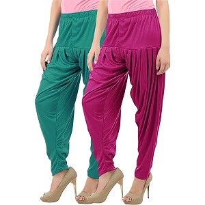 buy that trendz patiala salwar for women relaxed fit viscose patiyala salwar harem bottom pants