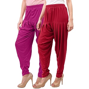 buy that trendz patiala salwar for women relaxed fit viscose patiyala salwar harem bottom pants