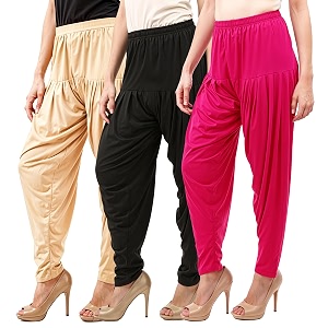 buy that trendz patiala salwar for women relaxed fit viscose patiyala salwar harem bottom pants