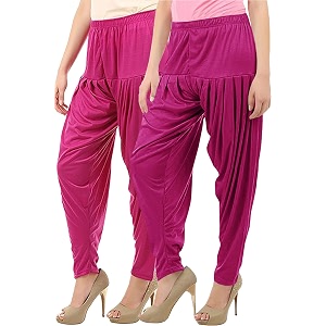 buy that trendz patiala salwar for women relaxed fit viscose patiyala salwar harem bottom pants