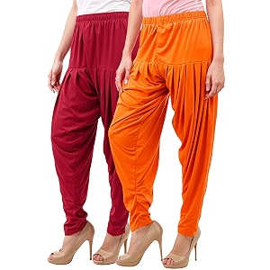 buy that trendz patiala salwar for women relaxed fit viscose patiyala salwar harem bottom pants