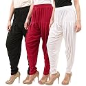 Buy That Trendz Patiala Salwar for Women Relaxed Fit Viscose Patiyala Salwar Harem Bottom Pants