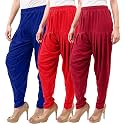 Buy That Trendz Patiala Salwar for Women Relaxed Fit Viscose Patiyala Salwar Harem Bottom Pants