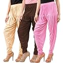 Buy That Trendz Patiala Salwar for Women Relaxed Fit Viscose Patiyala Salwar Harem Bottom Pants