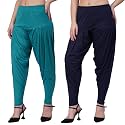 Buy That Trendz Patiala Salwar for Women Relaxed Fit Viscose Patiyala Salwar Harem Bottom Pants