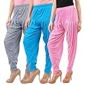 Buy That Trendz Patiala Salwar for Women Relaxed Fit Viscose Patiyala Salwar Harem Bottom Pants