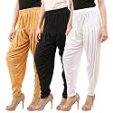 Buy That Trendz Patiala Salwar for Women Relaxed Fit Viscose Patiyala Salwar Harem Bottom Pants