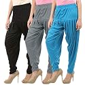 Buy That Trendz Patiala Salwar for Women Relaxed Fit Viscose Patiyala Salwar Harem Bottom Pants