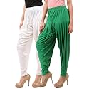 Buy That Trendz Patiala Salwar for Women Relaxed Fit Viscose Patiyala Salwar Harem Bottom Pants