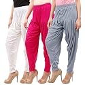 Buy That Trendz Patiala Salwar for Women Relaxed Fit Viscose Patiyala Salwar Harem Bottom Pants
