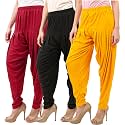 Buy That Trendz Patiala Salwar for Women Relaxed Fit Viscose Patiyala Salwar Harem Bottom Pants