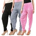 Buy That Trendz Patiala Salwar for Women Relaxed Fit Viscose Patiyala Salwar Harem Bottom Pants