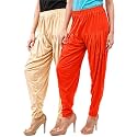 Buy That Trendz Patiala Salwar for Women Relaxed Fit Viscose Patiyala Salwar Harem Bottom Pants