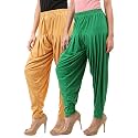 Buy That Trendz Patiala Salwar for Women Relaxed Fit Viscose Patiyala Salwar Harem Bottom Pants
