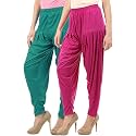 Buy That Trendz Patiala Salwar for Women Relaxed Fit Viscose Patiyala Salwar Harem Bottom Pants