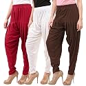 Buy That Trendz Patiala Salwar for Women Relaxed Fit Viscose Patiyala Salwar Harem Bottom Pants